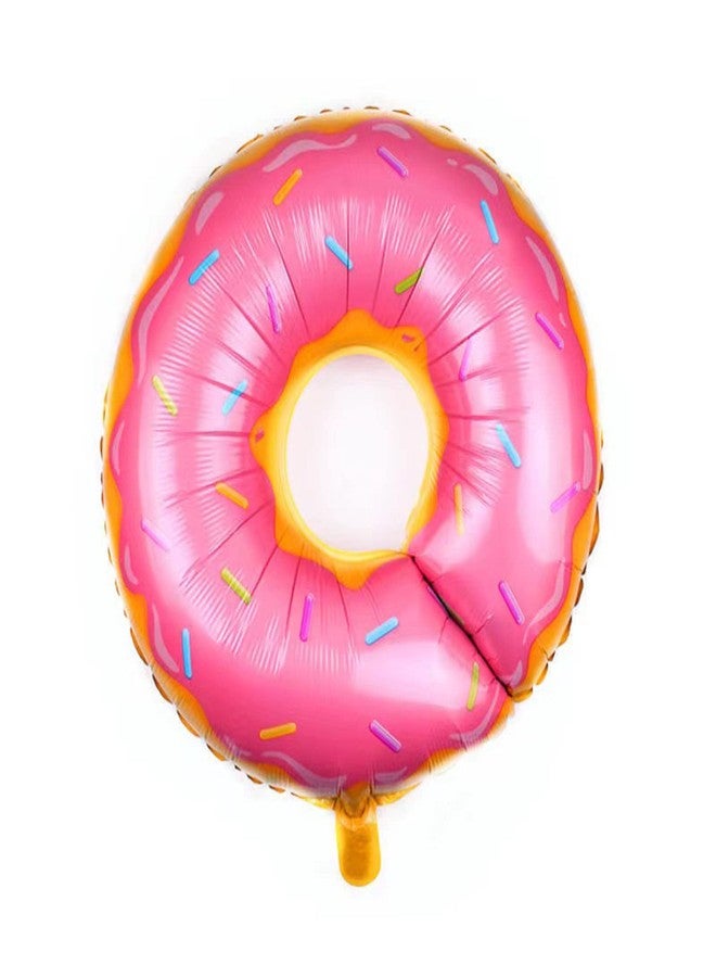 LYK 5PCS Multicolor Donut Shaped Aluminum Foil Mylar Balloons for Donut Theme Birthday Decoration, Baby Shower, Wedding - Image 5